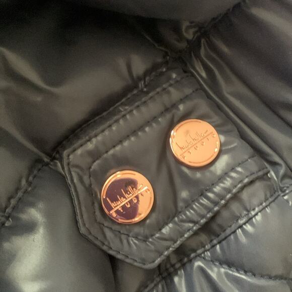 Nicole Miller NM125X Navy Blue Puffer Coat Size 2XL - Picture 12 of 13